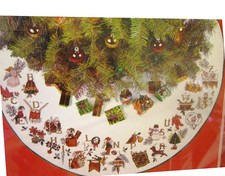 Needle Treasures 02969 CHRISTMAS ALPHABET Cross Stitch Tree Skirt ~ Sealed