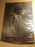 Tomac Werbebanner MTB Rarität Rahmen Downhill Race