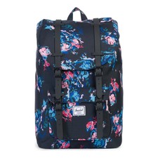 Herschel Supply Little America Mid-Volume Backpack (Floral Blur/Black Rubber)