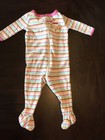 Baby Girl Gymboree 0-3 Month PJ Cotton Outfit Pink With Zipper