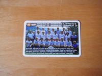 1982 / 83  MB HSV Hamburg Hamburger SV Mannschaftsbild Karte Spielkarte Quartett