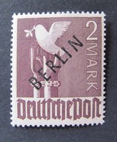 Berlin 1948, Mi.-Nr.: 18**, Schwarzer Aufdruck  "BERLIN",  Postfrisch