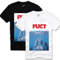★ FUCT SKATE T-SHIRT "FEMALE JAWZ" S-M-L-XL ,OlDsChOOoL sKatebOard dC jAwS  ★