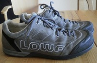 Halbschuhe LOWA (Ventura II),grau-braun Gr.44,Echtleder,1x getragen, sehr gut