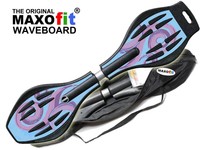 Waveboard MAXOfit® XL Sarah bis 95 kg mit coolen Leuchtrollen und Tasche