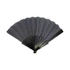 Folding Fan Hand Fan Great Houndstooth pattern