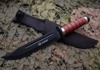  Jagdmesser Treckingmesser Outdoormesser Fahrtenmesser  Messer Kandar Gold