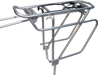 Gepäckträger SW-CA22 Aluminium Universal 24-28 Zoll Fahrrad Taschenträger Silber