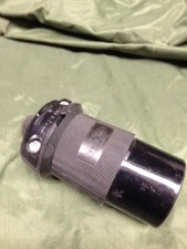 HUBBELL WIRING DEVICE-KELLEMS HBL2313BK Connector,125VAC,20A,L5-20R,2P,3W,1PH