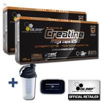 OLIMP CREATINE Mega Caps 2 x 120 Kapseln Creatin Monohydrat  +Boni 50,56€/1Kg 