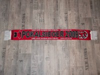 TOP Rarität: Bayer 04 Leverkusen Schal DFB Pokalsieger 2009 # Fanschal 