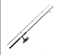 Spinnrute Angelset Hecht Zander Barsch 2,10 m komplett mit Rolle und Schnur