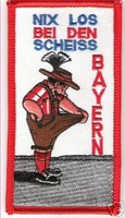 Anti Bayern Aufnäher "Nix los in der Hose" Kutte Fan Block Kurve+ neu + 6x10 cm