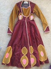 Bloomingdales Vintage Victorian Medieval Renaissance Dress Velvety Cloak Costume