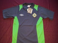 Nordirland Polo Shirt Umbro Größe S -NEU- Northern Ireland
