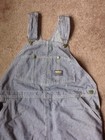 OshKosh B'Gosh Vestbak Engineer Striped Bib Overalls, 40x34 Mens NWOT