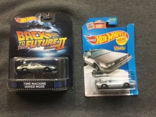 Hot Wheels - Back to the Future 2 - Time Machine Hover Mode Lot of 2 different