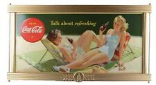 Large Coca Cola Horizontal Cardboard Advertisement Lot 951