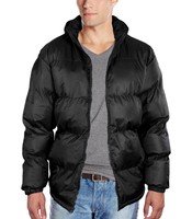 Maximos Men's Montana Front-Zip Puffer Jacket with Detachable Hood