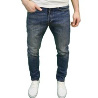 Levi's 501CT Mens Designer Faded Stonewash Regular Fit Taper Leg Jeans, BNWT 