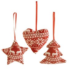 3pcs Christmas Tree Decoration Xmas Holiday Party Hanging Ornament Decor