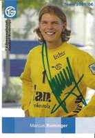 Autogrammkarte AK signiert signed TV Grosswallstadt  MARCUS ROMINGER