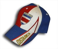 Costa Rica Kappe Cap Cape Universalgröße  Fan Kurve +neu+ WM EM