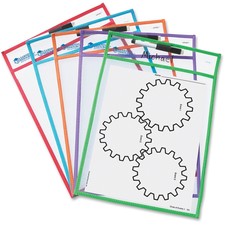 Learning Resources Write-and-wipe Pockets (Pack of 5)
