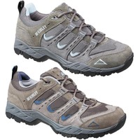 McKinley Herren Damen Trekking Wander Outdoor Schuhe LYNX Leder Mesh Grau NEU