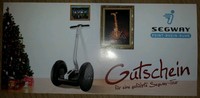 Gutschein der Firma Segway Point RheinRuhr für Tour Ruhrgebiet, Dortmund, Bochum