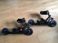 Skikes V07 + Stöcke + Ersatzrad