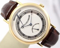 HERRENUHR BREGUET CLASSIQUE RETROGRADE 18K GELBGOLD REF. 5207BA/12/9V6 - TOP!
