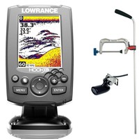 Lowrance Hook 3x Farb Echolot Fischfinder Portabel Profi