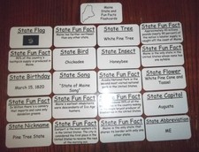 State of Maine Flash Cards. Preschool geography flash cards. Learn the States F