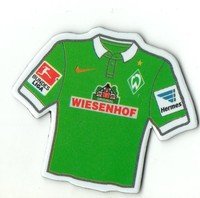 1 MAGNET  TRIKOT   SV WERDER BREMEN   SAISON  2014-15   KEIN  PIN  !!