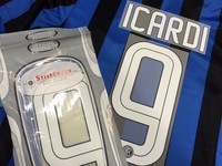 FUßBALLTRIKOT NAMESET STILSCREEN SERIE INTER ICARDI #9 2015/2016 HOME