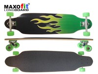 MAXOfit® Deluxe Longboard "Green Fire No.13",104 cm