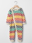 Baby Gap NWT Geometric Fair Isle Sweater Romper Newborn 0 3 MSRP $40