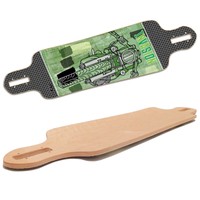 Jet - Invasion Series Transporter (Cycle City) 39.3"x 10" Longboard Deck + Grip