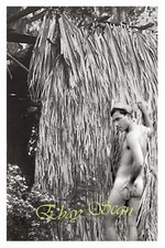 VINTAGE 1940's PHOTO NUDE WWII  MALE SAILOR SQUEEZES HIS BUTT GAY INTEREST 148