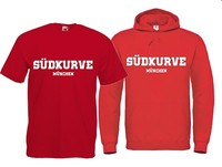 T-Shirt / Kapuzensweat SÜDKURVE MÜNCHEN Hoodie, Kapu, Trikot für Bayern Ultras