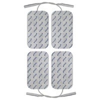 4 Stk.  100x50mm Bandscheibe Elektroden Pads TENS Reizstromgerät Reizstrom Gerät