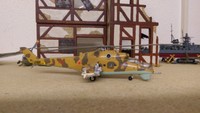 Mi 24 Hind 1:72 von Revell gebaut