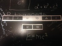 Jura Impressa F50 / F5 Tastensymbol Aufkleber Sticker