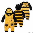 NEW Baby Long Sleeve Clothes / Romper BEE style with Hat 0~12months (103442)