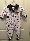 Baby By Bon Bébé, Girl, 3/6M, Zip-Up Footed Sleeper, Cow