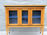 biedermeier glass vitrine glass-case antik cupboard vertico schrank empire