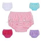 Baby Infant Girls Lace Ruffles Bloomers Panties Briefs Diaper Nappy Cover 3-24M