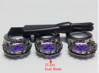 3X Scherkopfe Rasierapparat Dual Blade HQ8 für Philips HQ7180 HQ7380 Rasierer