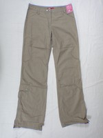 00623 Damen Hose Stoff QS by S.Oliver Mona W34 in cm L34 dunkel beige